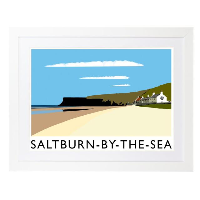 Saltburn-by-the-Sea 2 by Richard O'Neil - Graphic Art Print on Paper East Urban Home Format: White Wood Frame, Size: 44 cm H x 54 cm W x 2.2 cm D on Productcaster.