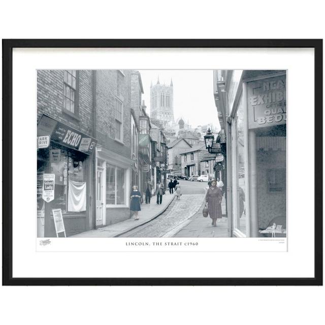 Lincoln, The Strait C1960 - Single Picture Frame Print The Francis Frith Collection Size: 31.5cm H x 38.8cm W x 2.3cm D on Productcaster.