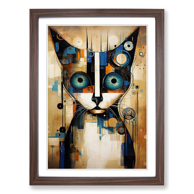 XYZ-FRM-V1223-5717 Single Picture Frame Art Prints on Wood Marlow Home Co. Frame Colour: Walnut, Size: 46cm H x 34cm W x 2cm D on Productcaster.