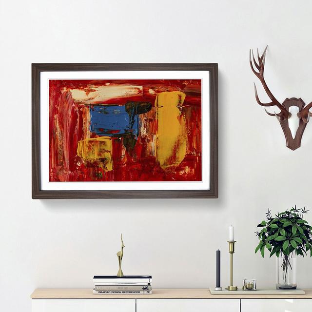 Abstract Art Painting Vol.131 by S.Johnson - Picture Frame Painting Print East Urban Home Frame Option: Walnut Framed, Size: 27cm H x 36cm W x 2cm D on Productcaster.