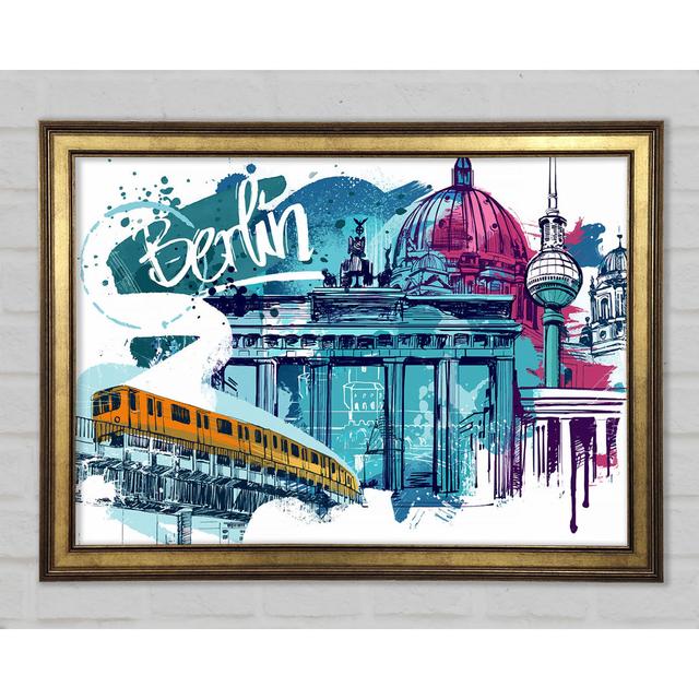 Berlin - Single Picture Frame Art Prints Rosalind Wheeler Size: 42cm H x 59.7cm W on Productcaster.