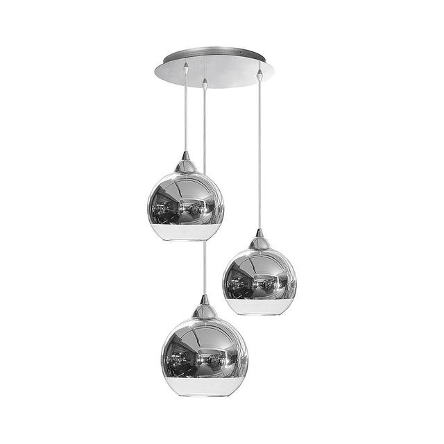 Quedgeley 3 - Light Cluster Dome Pendant George Oliver Shade Colour: Smoked on Productcaster.