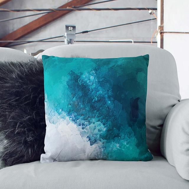 Beach in Swanbourne Australia Cushion with Filling East Urban Home Size: 40 x 40 cm on Productcaster.