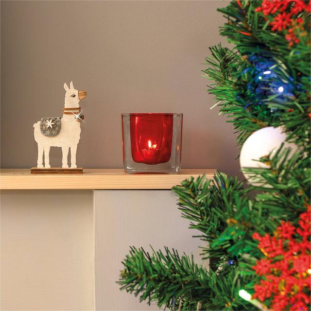 Bradbury Wooden Alpaca Ornament The Seasonal Aisle on Productcaster.