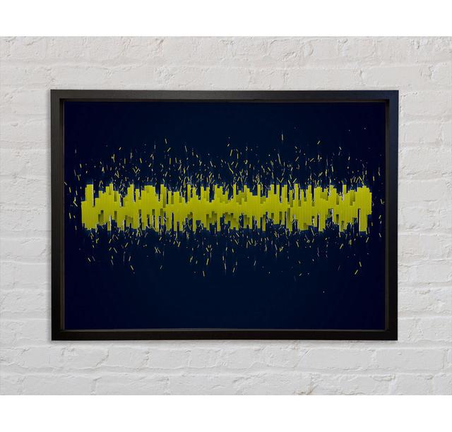 Equalizer Framed Print Wall Art Ivy Bronx Size: 100cm H x 141.4cm W x 3.3cm D, Format: Black Framed Canvas on Productcaster.