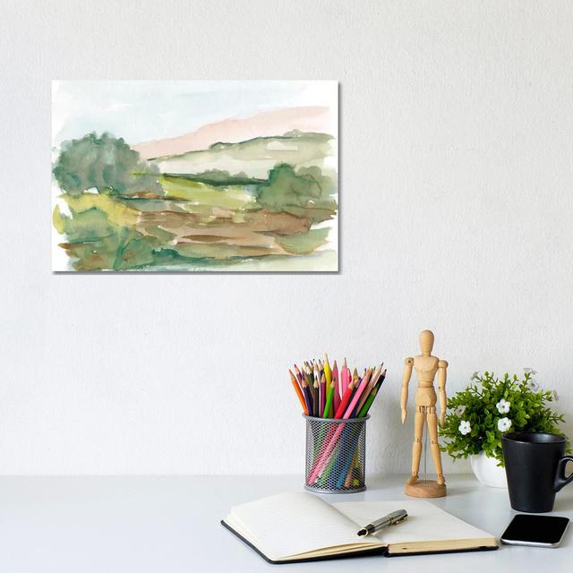 Impressionist Watercolor IV by Ethan Harper - Wrapped Canvas Print ClassicLiving Size: 20.32cm H x 30.48cm W x 1.9cm D on Productcaster.