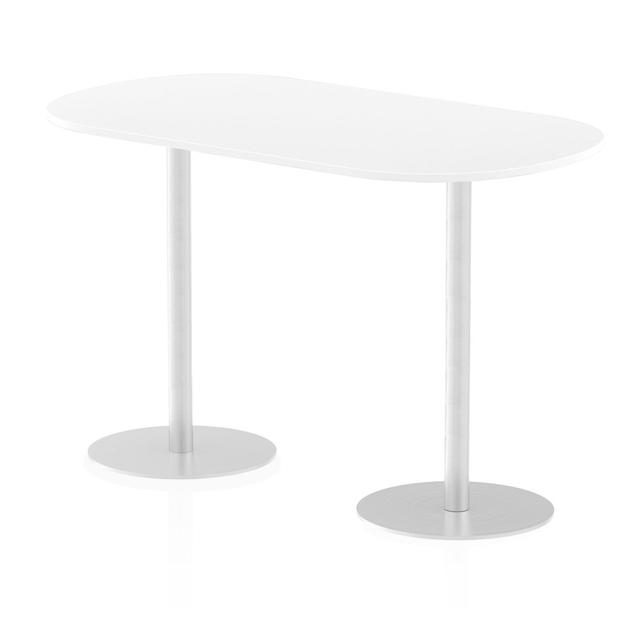 Libbe Racetrack Conference Table 17 Stories Top Finish: White, Size: 114.5cm H x 180cm W x 100cm D on Productcaster.