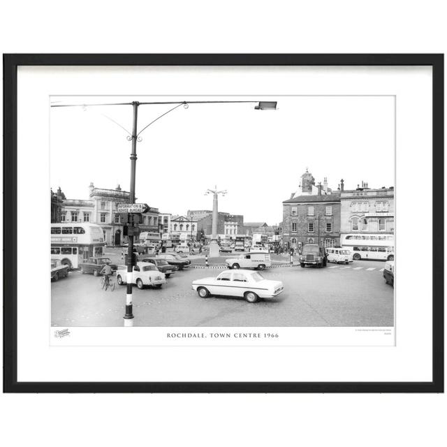 'Rochdale, Town Centre 1966' by Francis Frith - Picture Frame Photograph Print on Paper The Francis Frith Collection Size: 28cm H x 36cm W x 2.3cm D on Productcaster.