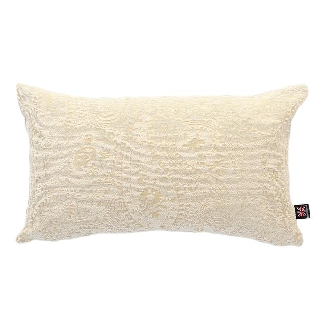 Cushion in Beige with Paisley Pattern by Bloomsbury Market on Productcaster.