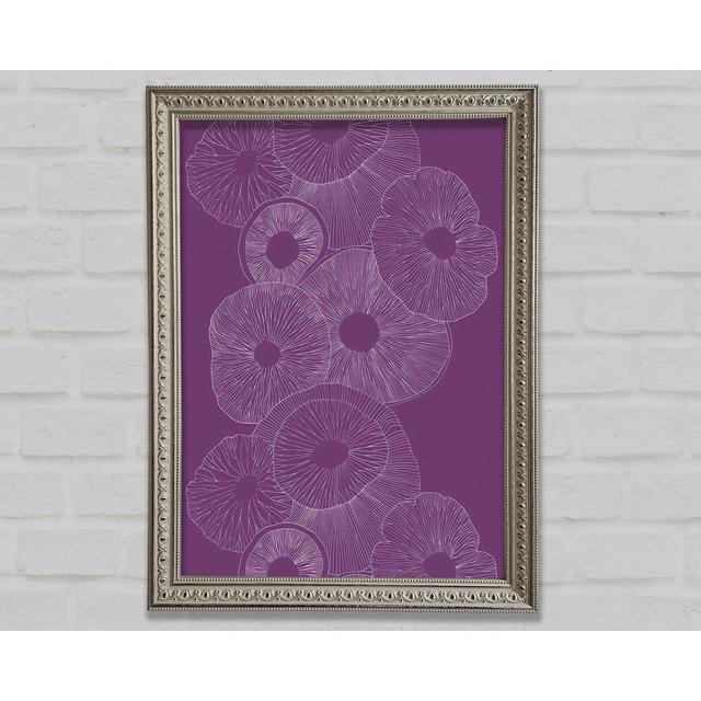 Intertwine Purple Framed Print Bright Star Size: 29.7cm H x 42cm W on Productcaster.