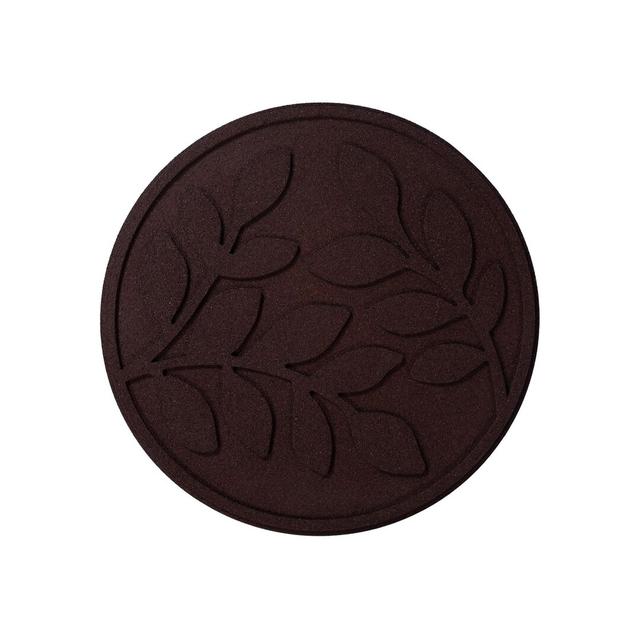 Leaf Design Stepping Stone NICOMAN Colour: Brown, Set Of: 4 on Productcaster.