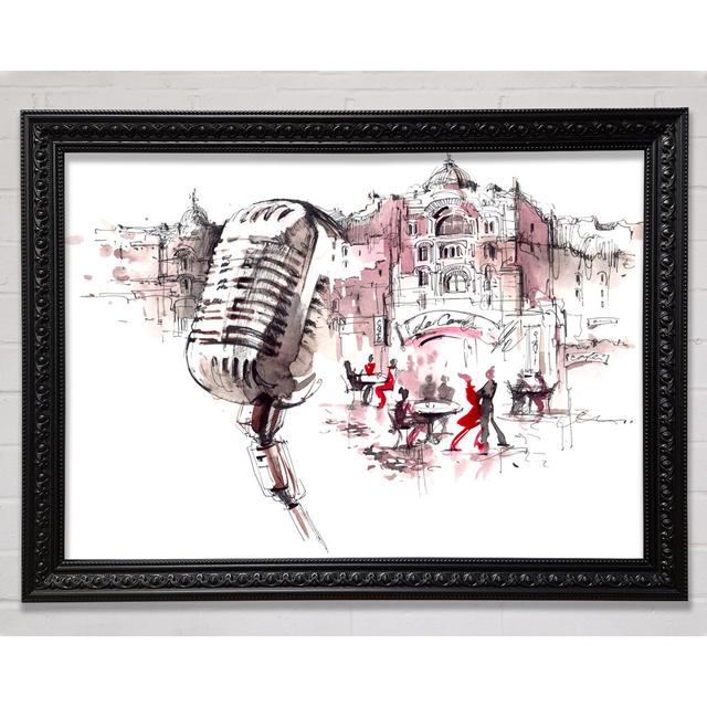 The Old Microphone Village - Single Picture Frame Art Prints Ophelia & Co. Size: 100cm H x 141.4cm W x 3cm D on Productcaster.