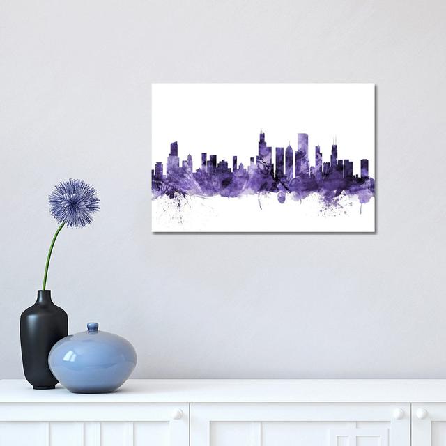 Chicago, Illinois Skyline by Michael Tompsett - Wrapped Canvas Print Latitude Run Size: 30.48cm H x 45.72cm W x 1.91cm D on Productcaster.