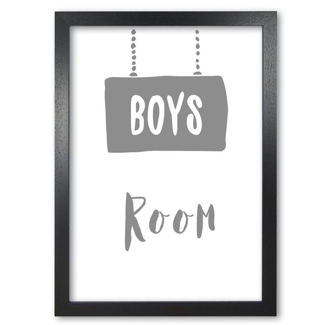 Boys Room - Print East Urban Home Format: No Frame, Size: 42 cm H x 30 cm W x 1 cm D on Productcaster.