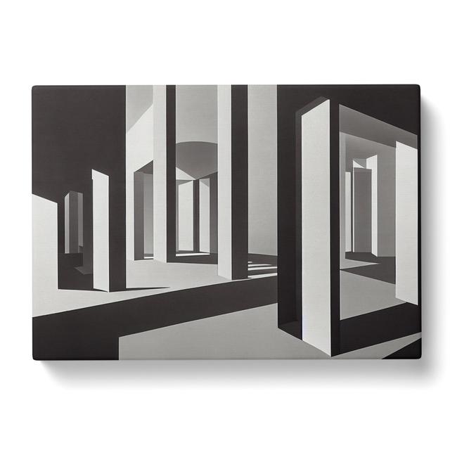 Modern Architecture Vol.4 Abstract - Wrapped Canvas Graphic Art George Oliver Size: 50cm H x 76cm W x 3cm D on Productcaster.