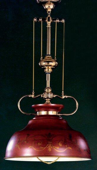 Arneson 1-Light Pendant Astoria Grand Farbe (Schirm): Red on Productcaster.