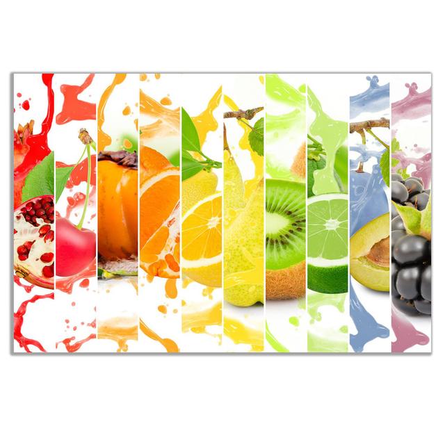 Fruit Healthy Kitchen - Wrapped Canvas Print Panther Print Size: 31cm H x 46cm W on Productcaster.