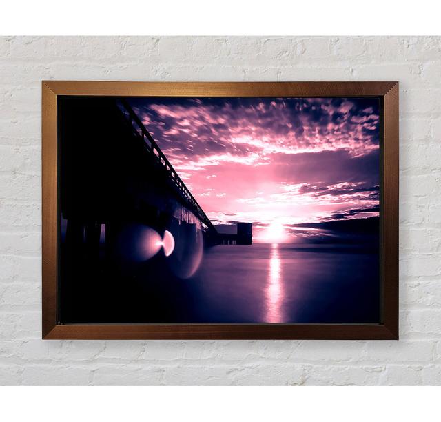 Morning Light 4 - Print Highland Dunes Size: 42cm H x 59.7cm W x 3.4cm D, Format: Black Framed Paper on Productcaster.