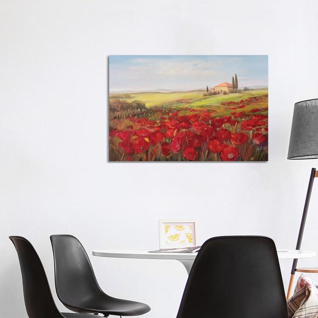 Tuscan Memories II by Sandra Iafrate - Wrapped Canvas Print ClassicLiving Size: 66.04cm H x 101.6cm W x 1.905cm D on Productcaster.