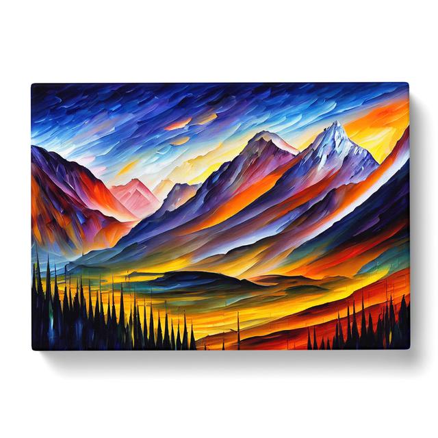 Mountain View Vol.3 - Wrapped Canvas Graphic Art Alpen Home on Productcaster.