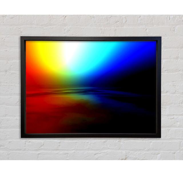 Farben des Regenbogens - Einzelne Bilderrahmen Kunstdrucke auf Leinwand Bright Star Größe: 100 cm H x 141,4 cm B x 3,3 cm T on Productcaster.