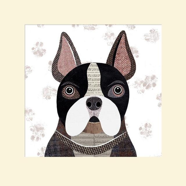 'French Bulldog' Painting Print East Urban Home Mount Colour: Yellow on Productcaster.