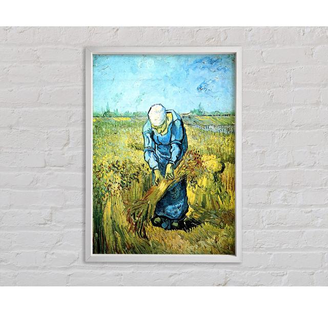 Van Gogh Farm Worker Framed Print Bright Star Size: 84.1cm H x 118.9cm W on Productcaster.