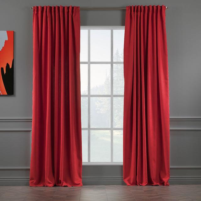 100% Blackout Thermal Extra Long & Extra Wide Decorative Curtain Single Panel Lilijan Home & Curtain Panel Size: 280cm Width x 450cm Drop, Curtain Col on Productcaster.