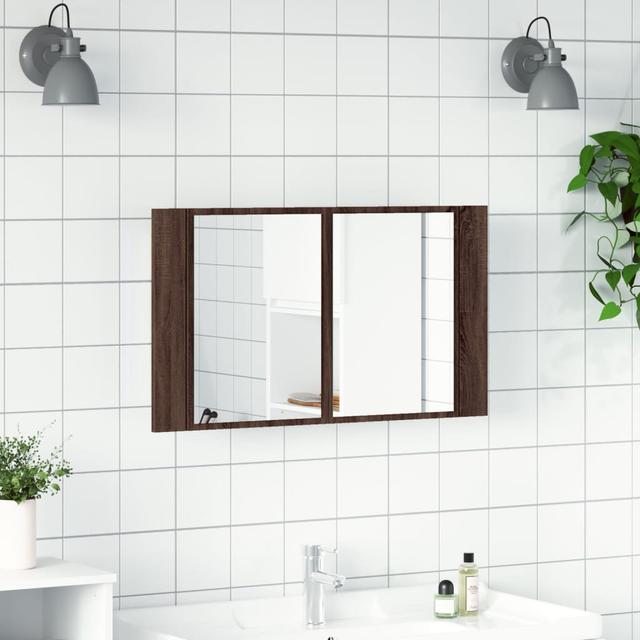 Calee Wall Bathroom Cabinet Metro Lane Finish: Walnut on Productcaster.