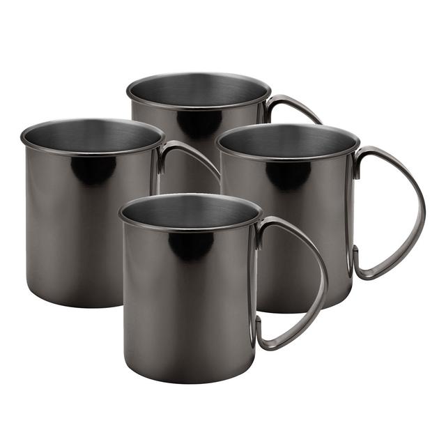 Echtwerk -Teiliges Kupferbecher-Set, Bruchsichere Edelstahl-Gläser, Cocktail-Set, Cocktailgläser Perfekt Für Gin, Vodka, Bier Und Kaltgetränke, Gesche on Productcaster.