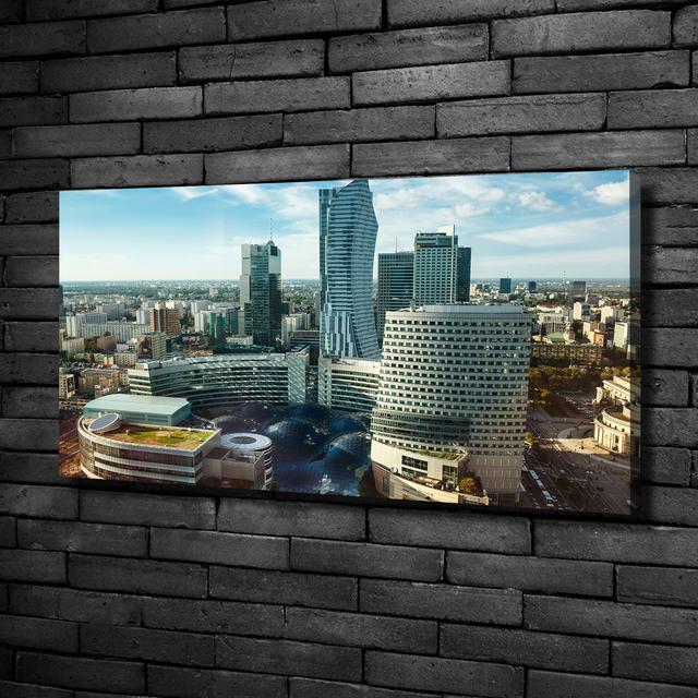 Warsaw Poland - Wrapped Canvas Art Prints Latitude Run on Productcaster.