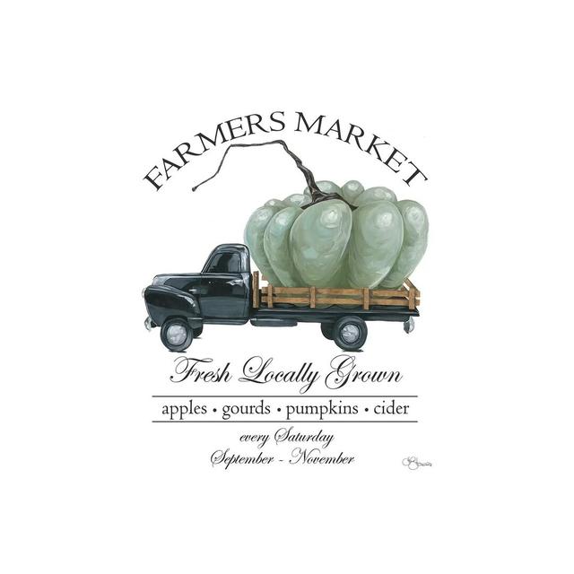 Farmers Market Truck by Hollihocks Art - Wrapped Canvas Graphic Art Happy Larry Size: 101.6cm H x 66.04cm W x 1.9cm D on Productcaster.