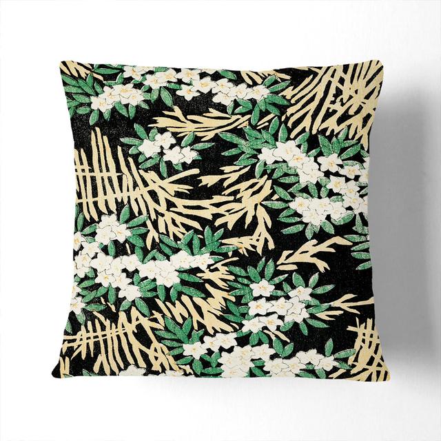 Forest by Watanabe Seitei Cushion with Filling East Urban Home Size: 55cm H x 55cm W x 20cm D, Backing Colour: White on Productcaster.