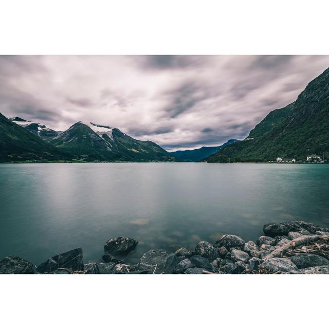 The Stryn Lake, Norway - Wrapped Canvas Photograph Union Rustic Size: 51cm H x 76cm W x 3.8cm D on Productcaster.