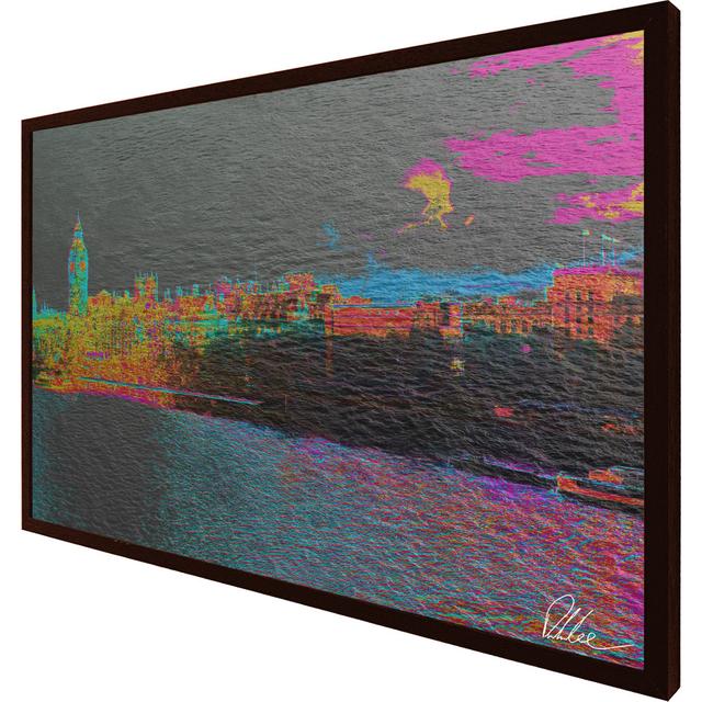 Landscape London - Single Picture Frame Painting ClassicLiving Frame Colour: Brown, Size: 31cm H x 41cm W x 4cm D on Productcaster.