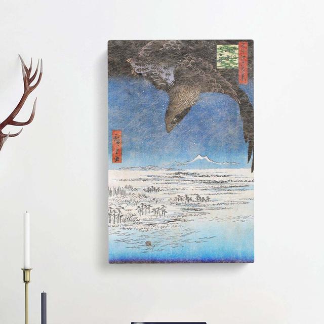 Eagle by Utagawa Hiroshige - Wrapped Canvas Painting East Urban Home Size: 50cm H x 35cm W x 3cm D on Productcaster.