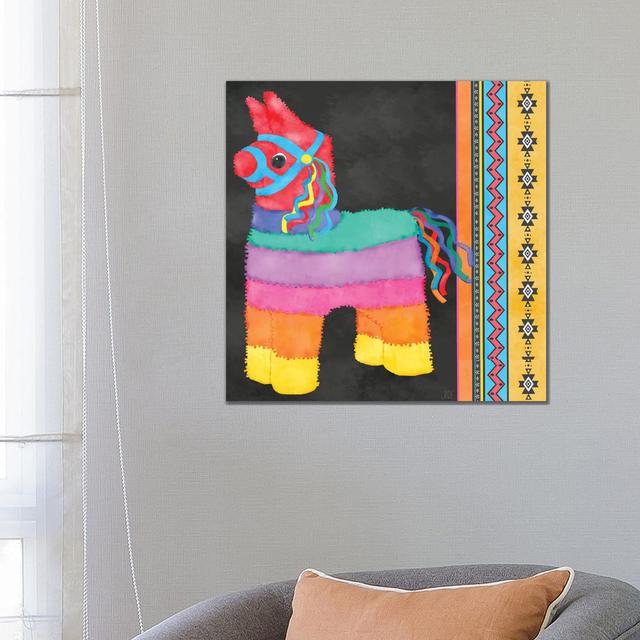 Piñata Party I by Jade Reynolds - Wrapped Canvas Print Latitude Vive Size: 66.04cm H x 66.04cm W x 3.81cm D on Productcaster.