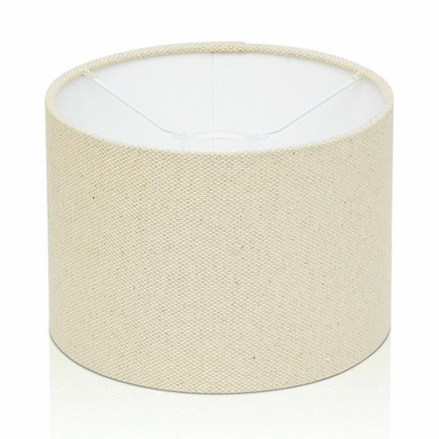 Cotton Drum Lamp Shade House of Hampton Size: 22cm H x 35cm W x 35cm D on Productcaster.