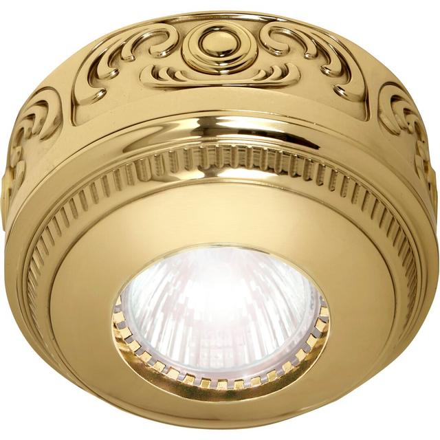 Fishel 11Cm LED Flush Mount Mercer41 Fixture Finish: Bright Gold on Productcaster.