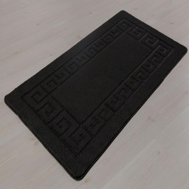 Destini Geometric Machine Woven Black Area Rug Fairmont Park Rug Size: Rectangle 50 x 80cm on Productcaster.