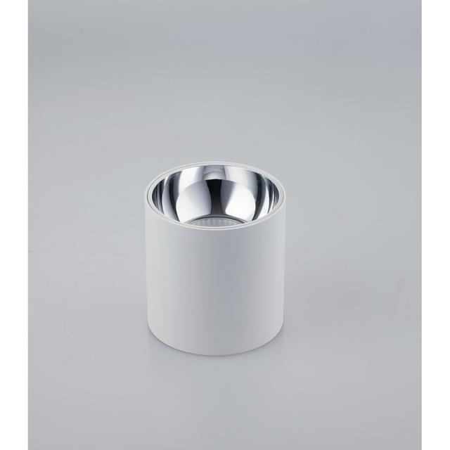 Acrylic LED Flush Mount InTec Fixture Finish: White/Chrome on Productcaster.