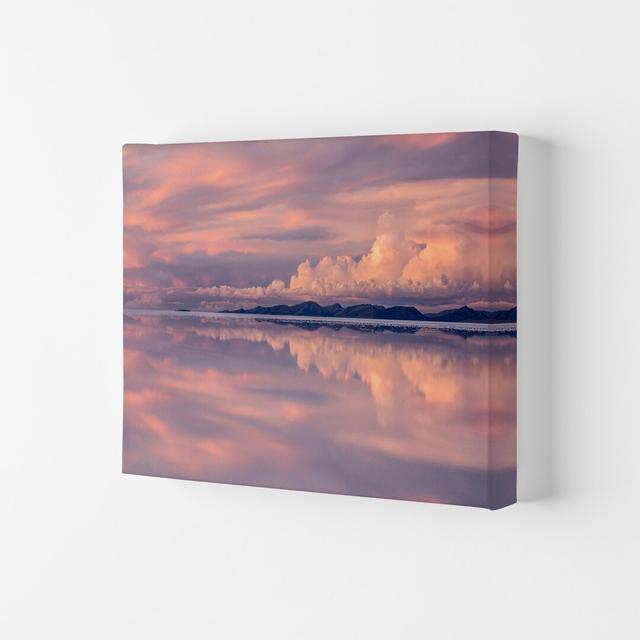 Uyuni Pastels by Karsten Wrobel - Photograph Print on Canvas House of Hampton Format: Wrapped Canvas, Size: 21cm H x 29.7cm W x 4cm D on Productcaster.