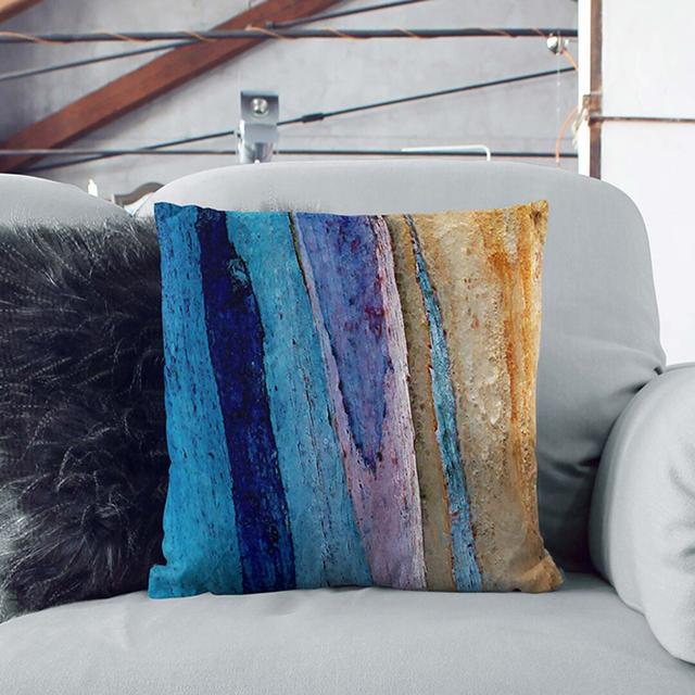 Goodbye to You in Abstract Cushion with Filling East Urban Home Size: 55cm H x 55cm W x 20cm D, Backing Colour: White on Productcaster.