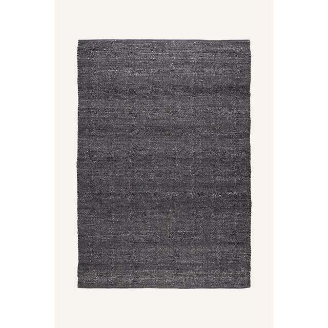 Loena Handwoven Grey Rug Ebern Designs Rug Size: Rectangle 160cm x 230cm on Productcaster.