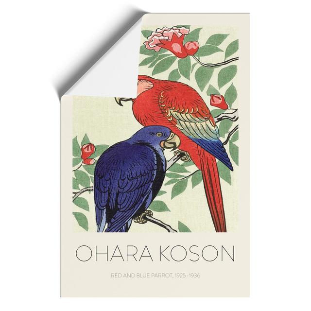 Parrots by Ohara Koson - Unframed Graphic Art East Urban Home Size: 30cm H x 21cm W x 0.1cm D on Productcaster.