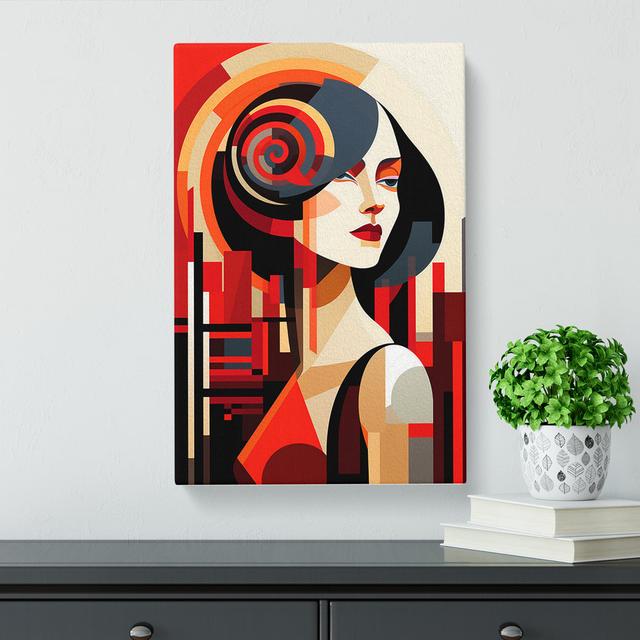 Woman Constructivism - No Frame Print Metro Lane Size: 50cm H x 35cm W x 3cm D on Productcaster.