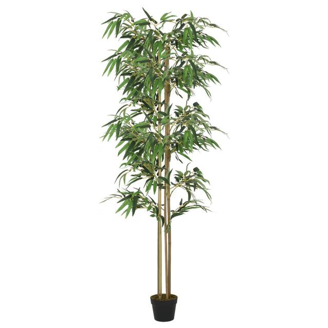 80cm Faux Bamboo Tree in Pot The Seasonal Aisle Size: 150cm H x 16cm W on Productcaster.