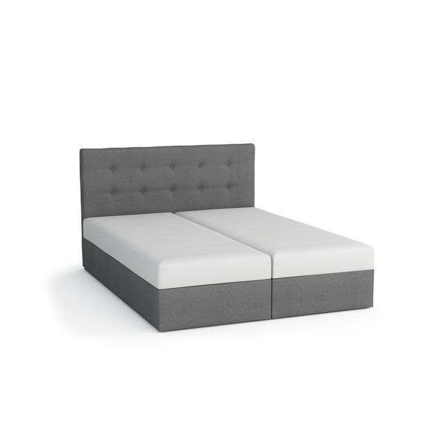 Adnrew Upholstered Platform Bed with Mattress Rosalind Wheeler Size: European Double (140 x 200cm) on Productcaster.