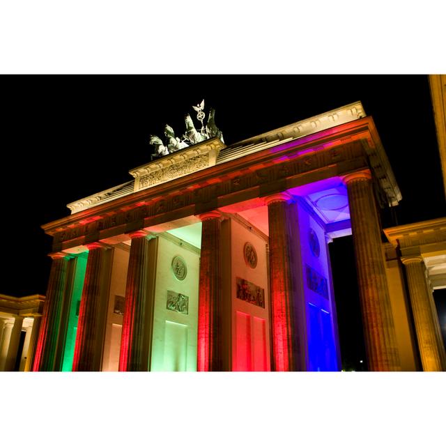 Brandenburg Gate - Wrapped Canvas Print Latitude Run Size: 51cm H x 76cm W x 3.8cm D on Productcaster.