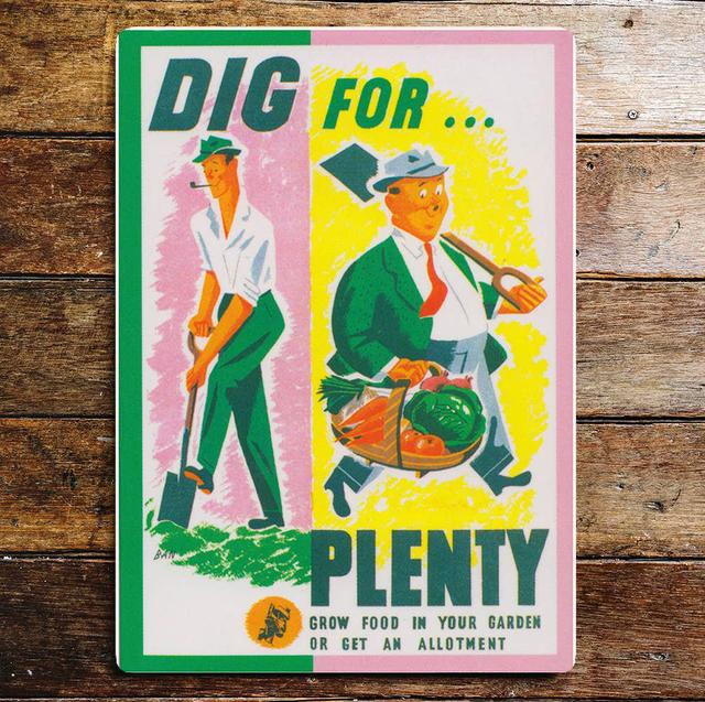 Dig for Plenty Grow Food Wall Décor East Urban Home Size: 40cm H x 28cm W on Productcaster.